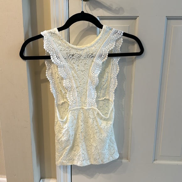 Free People Intimate lace racer back tank top - Picture 2 of 2